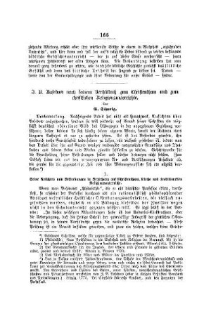 J. B. Basedow nach seinem Verhältniß zum Christenthum und zum christlichen Religionsunterrichte