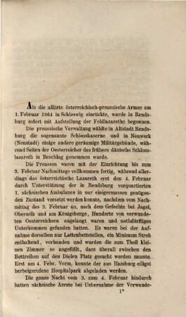 Ueber Schusswunden : Beobachtungen aus dem k. k. Oesterreichischen Feld-Hospitale zu Rendsburg in Holstein 1864. Inaug. Diss.