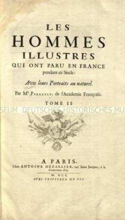 Porträtsammlung von Charles Perrault