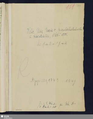 Nr. 184-184g. Weber, Max Maria von