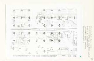 Stadtstruktur um den Südbahnhof, Berlin-Schöneberg (Diplomarbeit bei Bernhard Hermkes): Grundriss Fussgängerebene 1:500