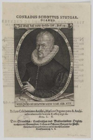 Bildnis des Conradus Schottus