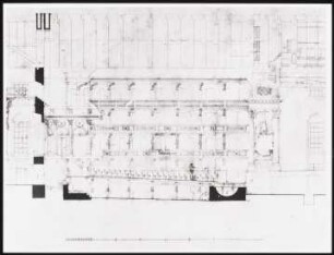 Königliche Oper (auch: Staatsoper unter den Linden, Lindenoper), Berlin Umbau: Längsschnitt