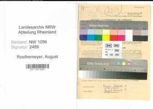 Entnazifizierung August Roethemeyer , geb. 15.06.1888 (Angestellter)