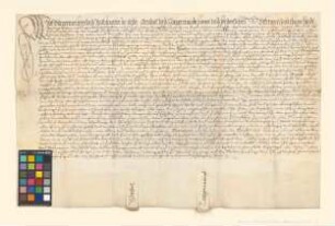 Altmärkische Städte verschreiben sich Matthias' von der Schulenburg Witwe über 1.000 Taler.