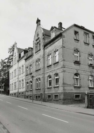 Olbernhau, Wohnhaus : Olbernhau. Wohnhaus, Zöblitzer Straße 30/28. Straßenansicht