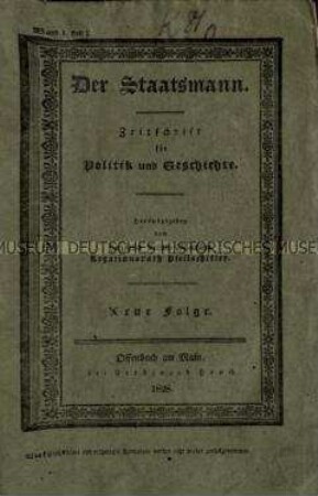 Der Staatsmann. Jg. 1828