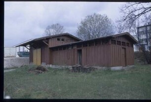 Güterschuppen mit Nebengebäude Schörzingen (Straßenseite)