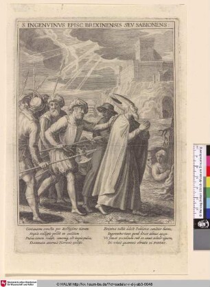 S. Ingenuinus Episc. Brixinensis Sev Sabionens