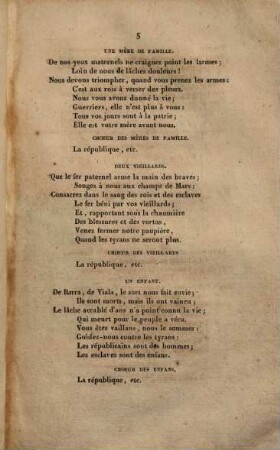 Chanson patriotique, chantée sur différens théâtres