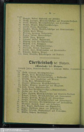 Obersteinbach bei Mohorn