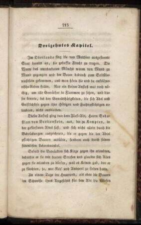 Dreizehntes Kapitel