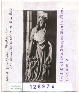 Wien, Stephansdom: Inneres, Frauenchor, Schutzmantelmadonna