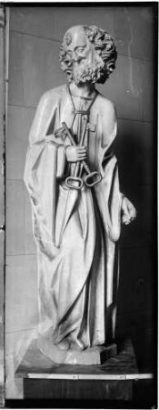 Freiburg Augustinerkloster Statue Petrus (um 1500) aus Sinsheim