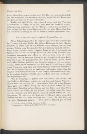 Religiöse und mythologische Vorstellungen