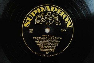 Prodaná nevěsta : tercet z III. jednání "Utiš se, divko" / Bedřich Smetana; Libreto Karel Sabina
