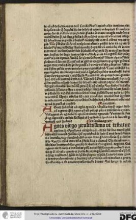 Agnes virgo prudentissima ut testatur Ambrosius qui eius passionem conscripsit xiii etatis sue anno mortem perdidit et vitam invenit.