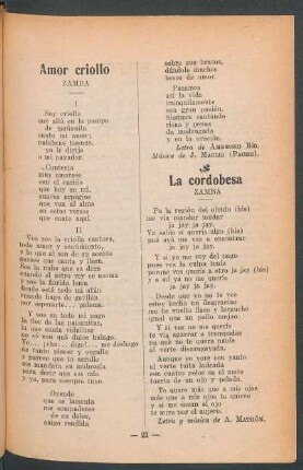 La cordobesa : Zamba