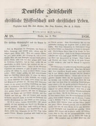 137-142 Die christliche Mildthätigkeit und die Armen in London