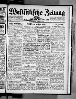 Westfälische Zeitung : Bielefelder Tageblatt