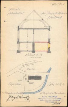 Errichtung, Betrieb und Erweiterung der Zigarrenfabrik des Franz Krämer in Schuttertal