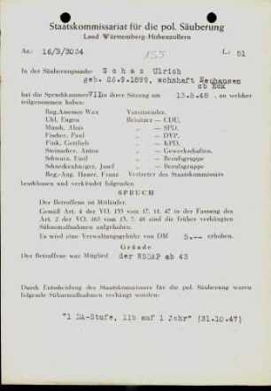 Schaz, Ulrich