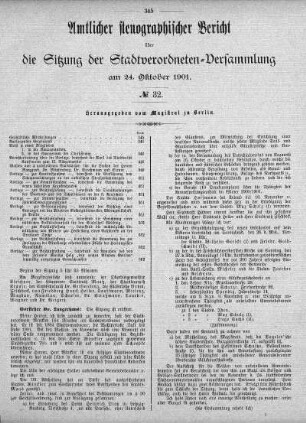 No. 32, 24. Oktober 1901
