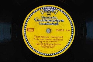 Tannhäuser : O du mein holder Abendstern (Lied an den Abendstern) / (Wagner)