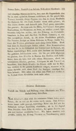 Dritter Zeitraum. Verfall der Schule und Stiftung einer Akademie zur Wiederbelebung derselben.