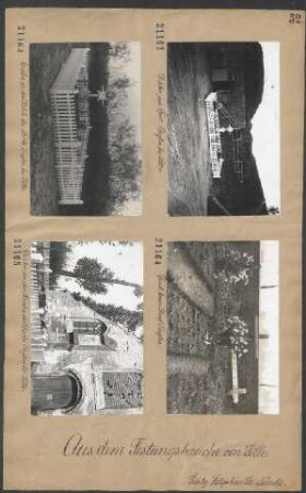 Gräber im Fort Englos bei Lille