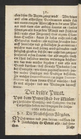 Der dritte Punct.