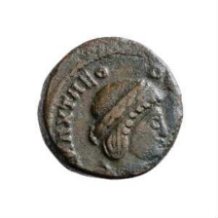 Münze, Follis, Aes 4, 337 - 340 n. Chr.?