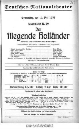 Der fliegende Holländer