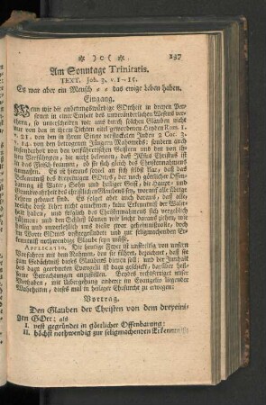 [Am Sonntage Trinitatis ... Am zwölften Sonntage nach Trinitatis.]