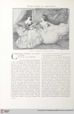 Charles Conder: an appreciation