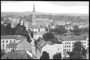 Zittau. Blick auf Zittau