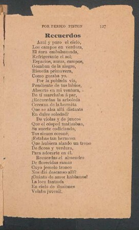 Recuerdos