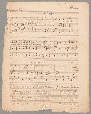 Deutsche Volksmelodien JWV 99 - BSB Mus.ms. 4741-5