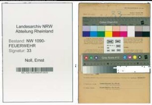 Entnazifizierung Ernst Noll , geb. 15.12.1900 (Saegewerksmeister)