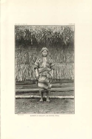 Igorrota de Benguet, con vestido tipico