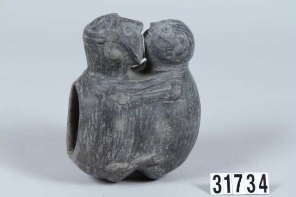 Vessel with sexual scene