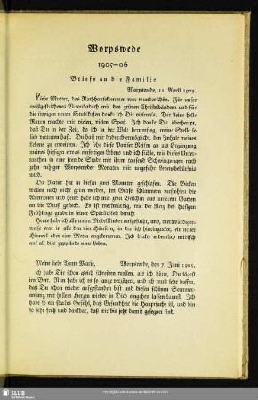 Worpswede 1905-06