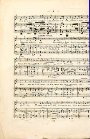 Sechs Psalmen : für 1 Alt- (oder Bass-)Stimme u. Pianoforte ; op. 25, 4. Der 90. Psalm