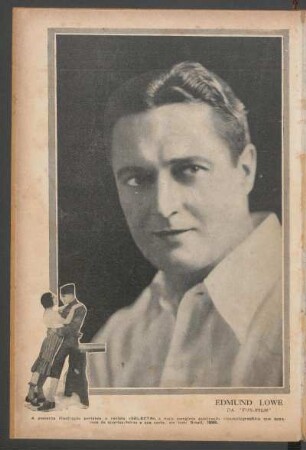 [Ilustração de] Edmund Lowe da "Fox-Film"