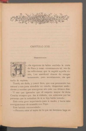 Capítulo XXII - Disposiciones