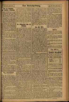 Zweite Ausgabe vom Donnerstag, den 16. Oktober 1924.