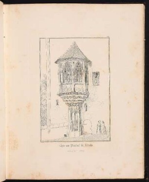 42. Chor am Pfarrhof St. Sebald. - Evangelisch-Lutherische Kirchengemeinde Sankt Sebald, Nürnberg, Pfarrhof, Erker