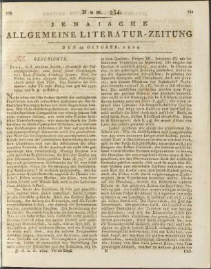 Num. 254. Den 23. October 1804