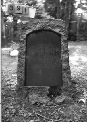 Grabstein 391 [Hahn S. 58 Grab-Nr. 1021]
