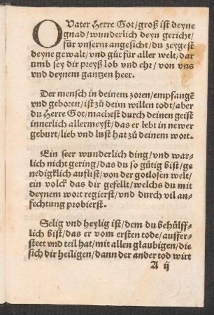 O Vater Herre Got/ groß ist deyne || gnad/